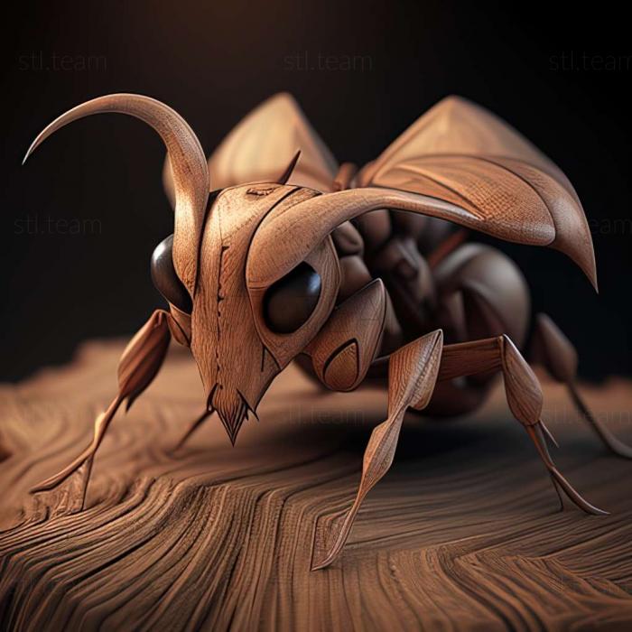 3D модель Pheidole longior (STL)